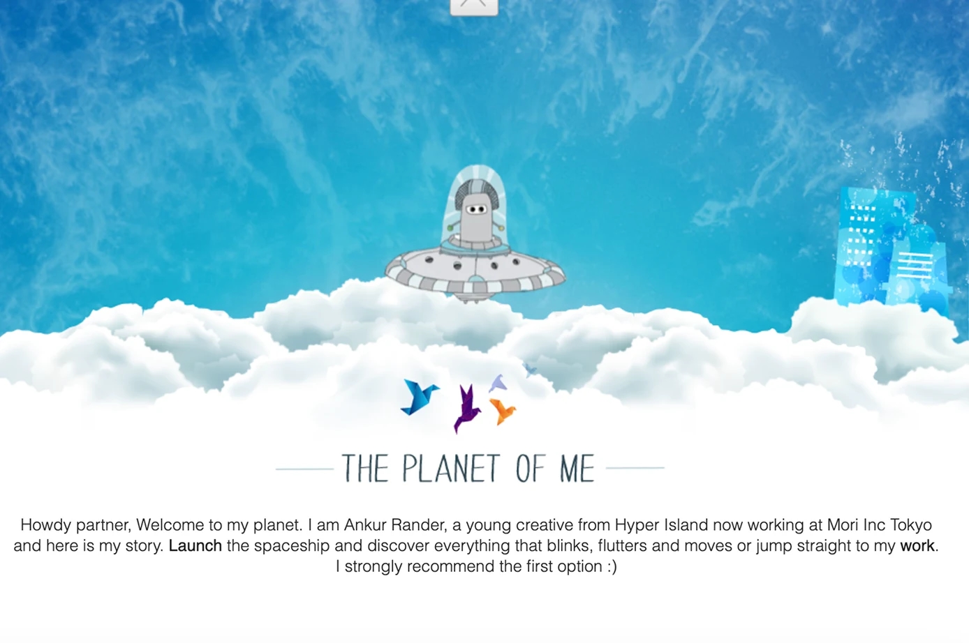 Don’t miss this delightful, experimental website he created about ‘The Planet of Me’ while working in Tokyo. It reminds me of vintage video games.